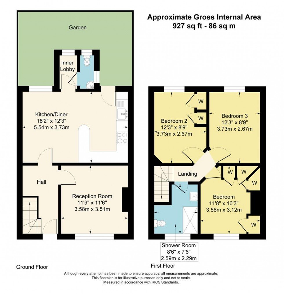 Floorplan for Grange Avenue, North Finchley N12