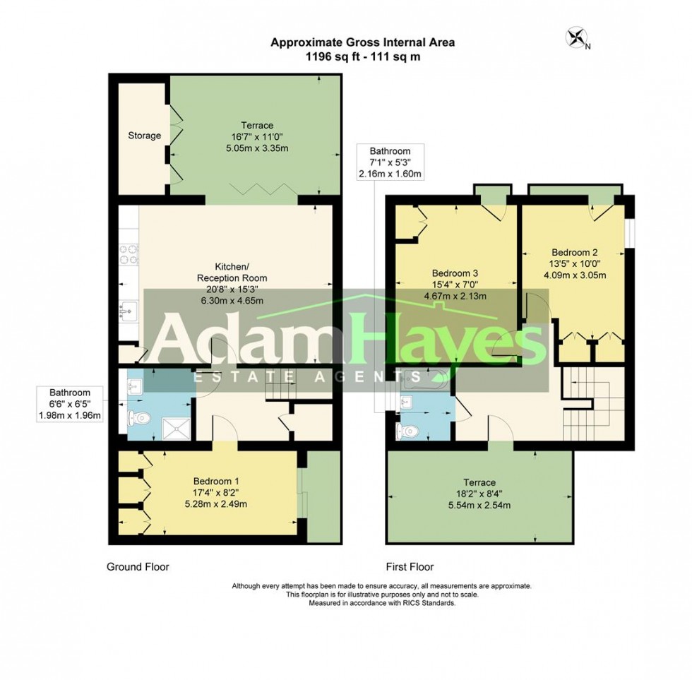 Floorplan for Brompton Mews, North Finchley, N12