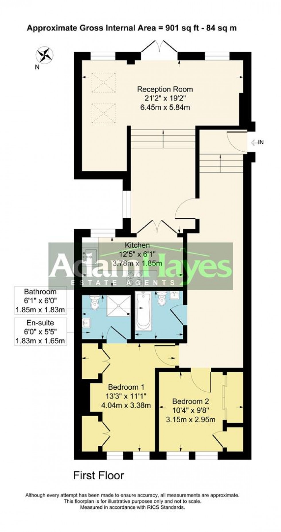 Floorplan for Princes Avenue, Finchley Central, N3