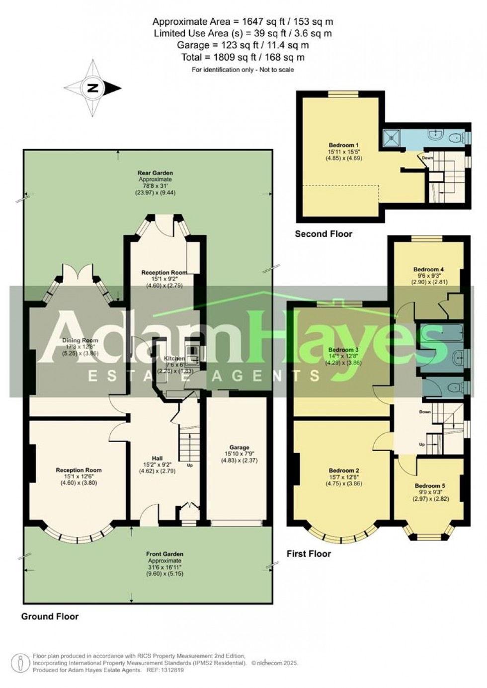 Floorplan for Cyprus Gardens, Finchley Central, N3