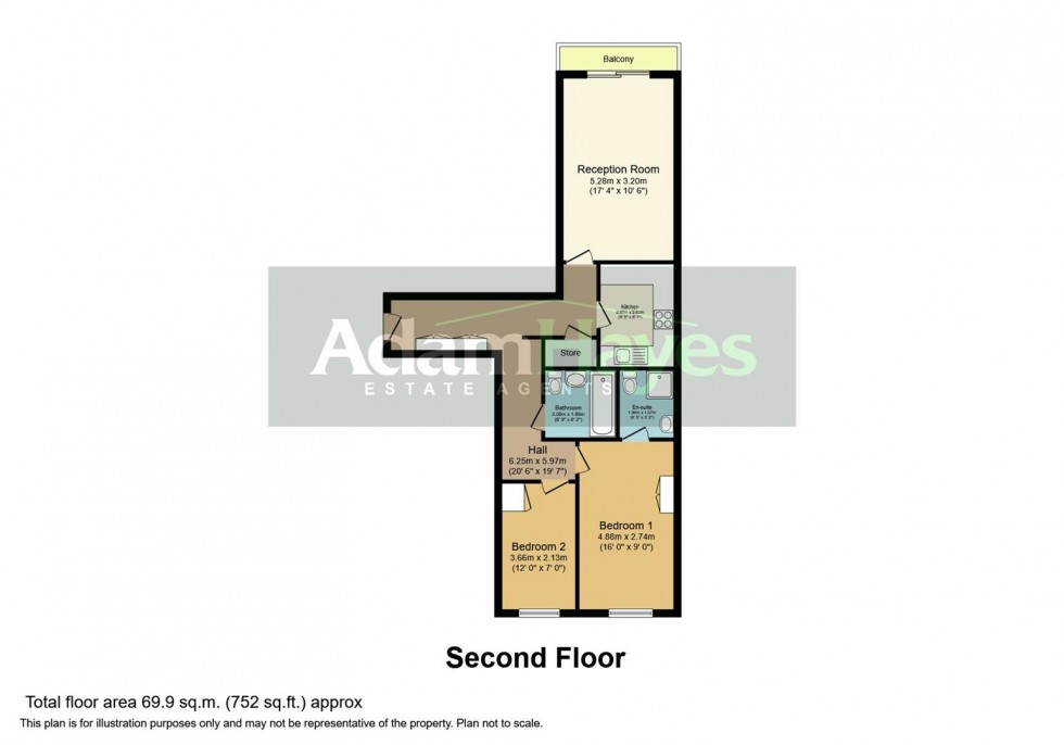 Floorplan for Lankaster Gardens, East Finchley, N2