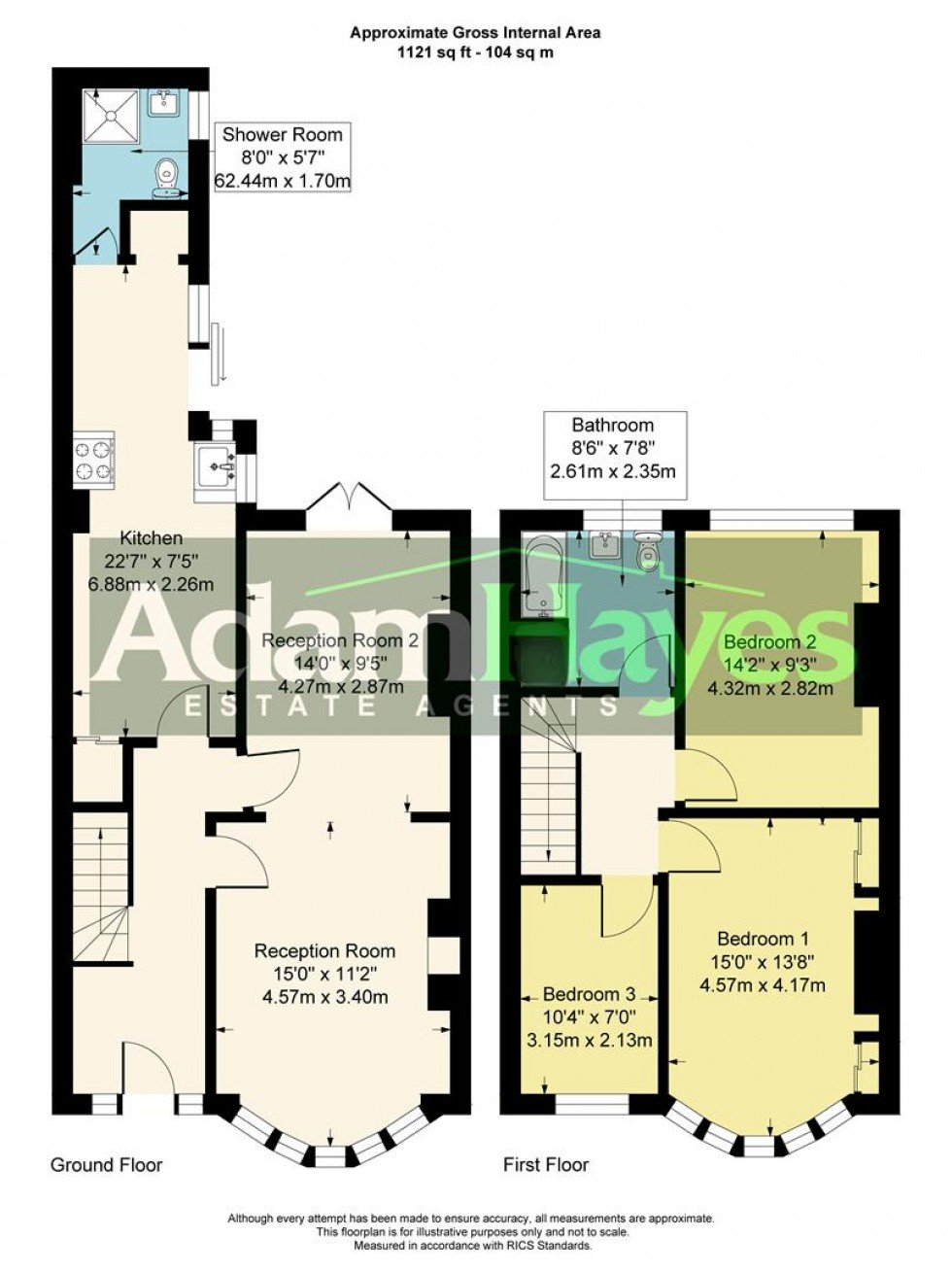 Floorplan for Grove Road, North Finchley, N12