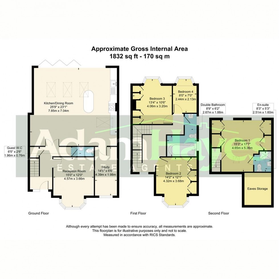 Floorplan for Broadfields Avenue, Edgware, HA8