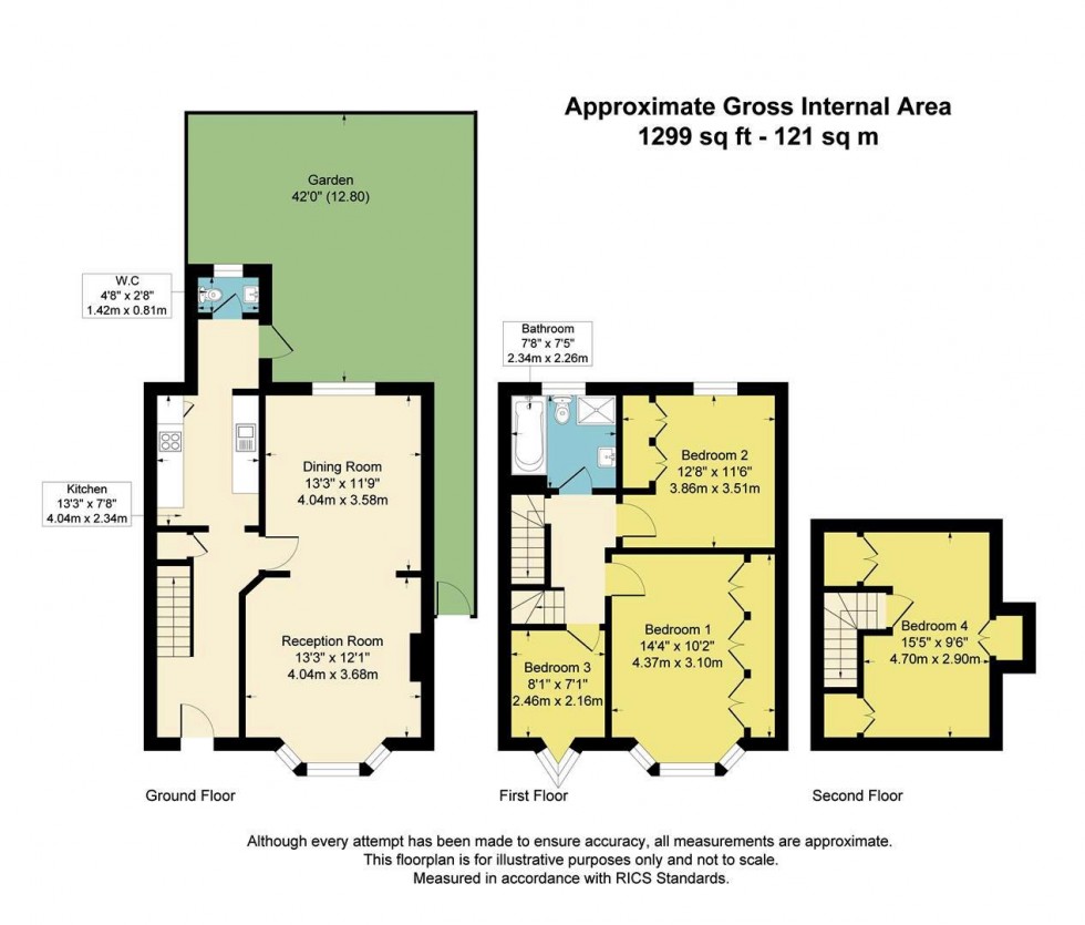 Floorplan for Nether Street, Finchley Central, N3