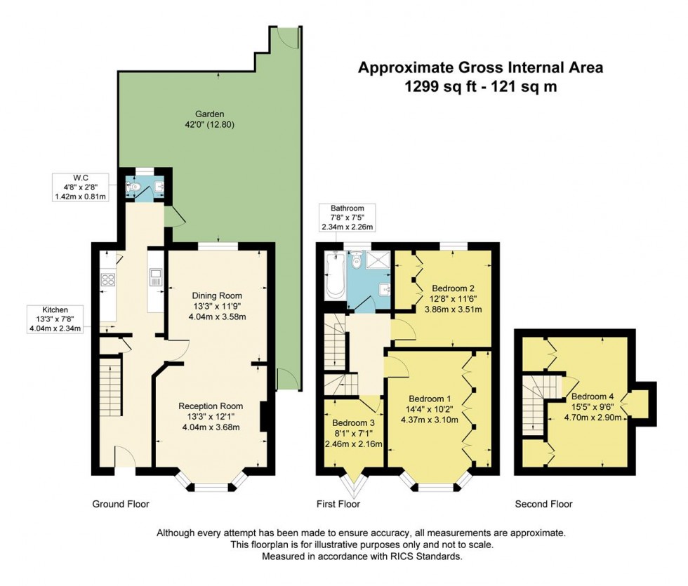 Floorplan for Nether Street, Finchley Central, N3