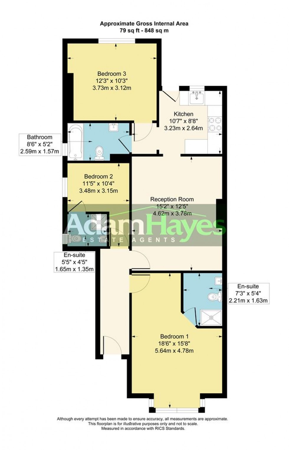 Floorplan for Regents Park Road, Finchley, N3