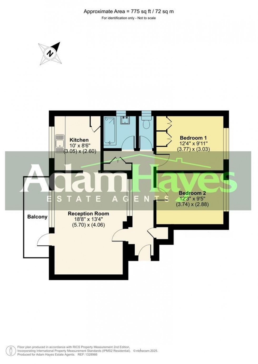Floorplan for Nether Street, Finchley Central, N3