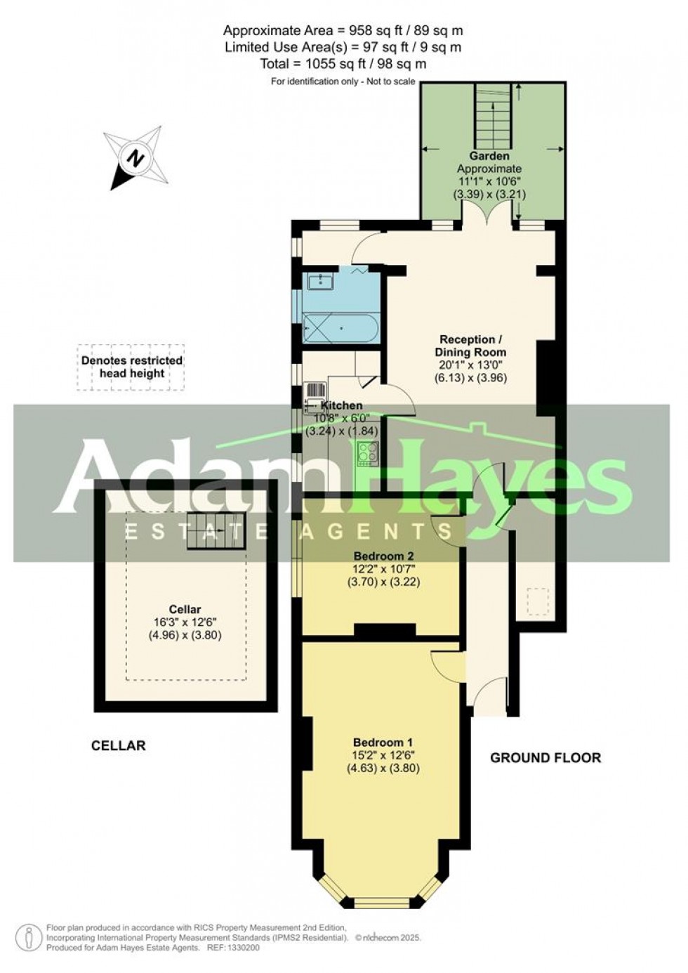 Floorplan for Ballards Lane, Finchley