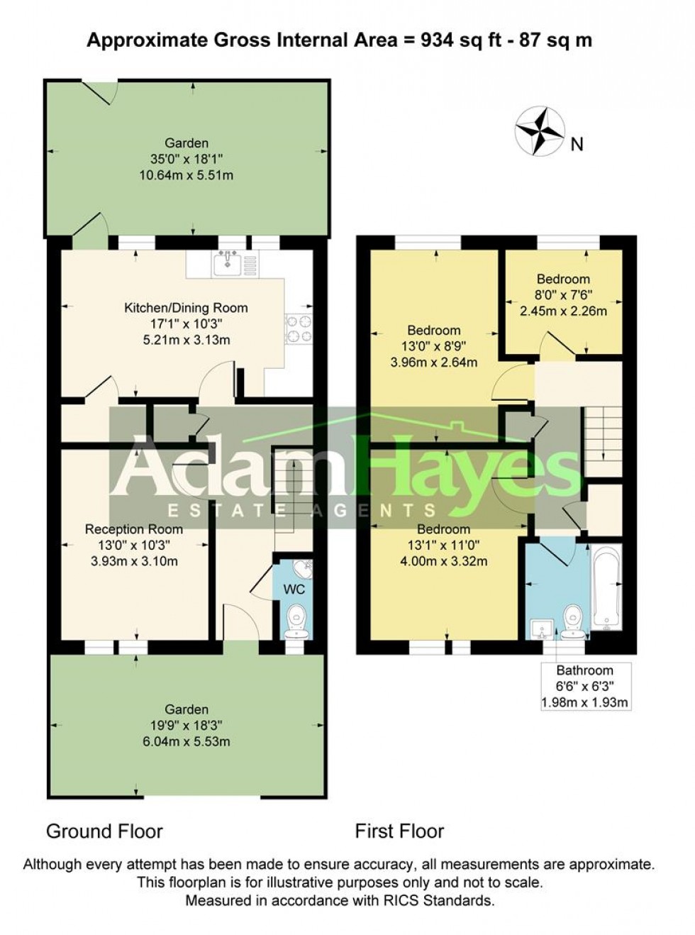 Floorplan for Brook Meadow, Woodside Park N12