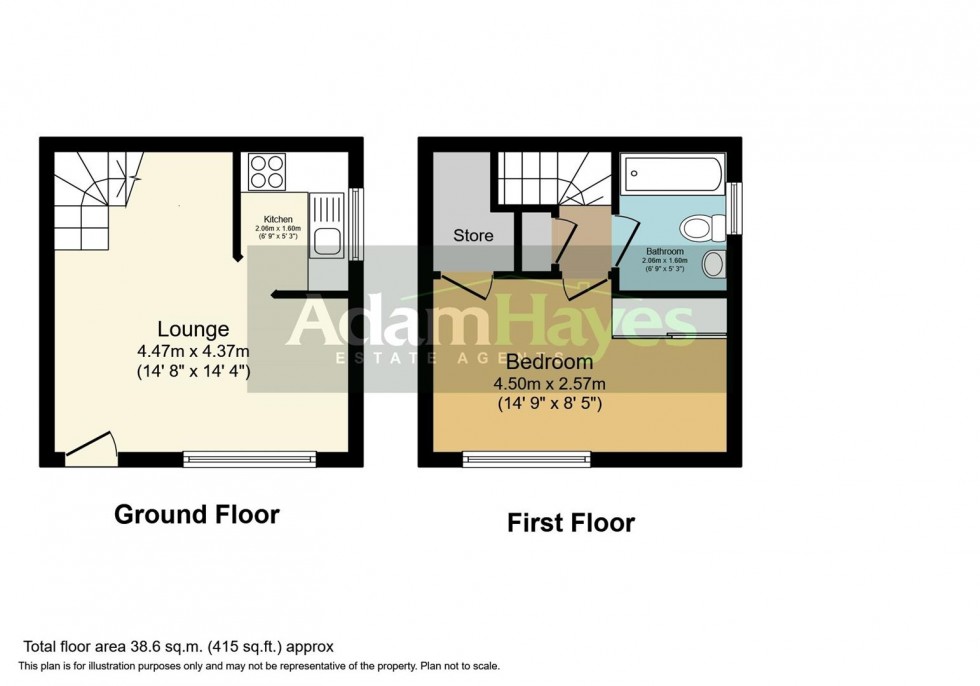 Floorplan for Hemingford Close, North Finchley, N12