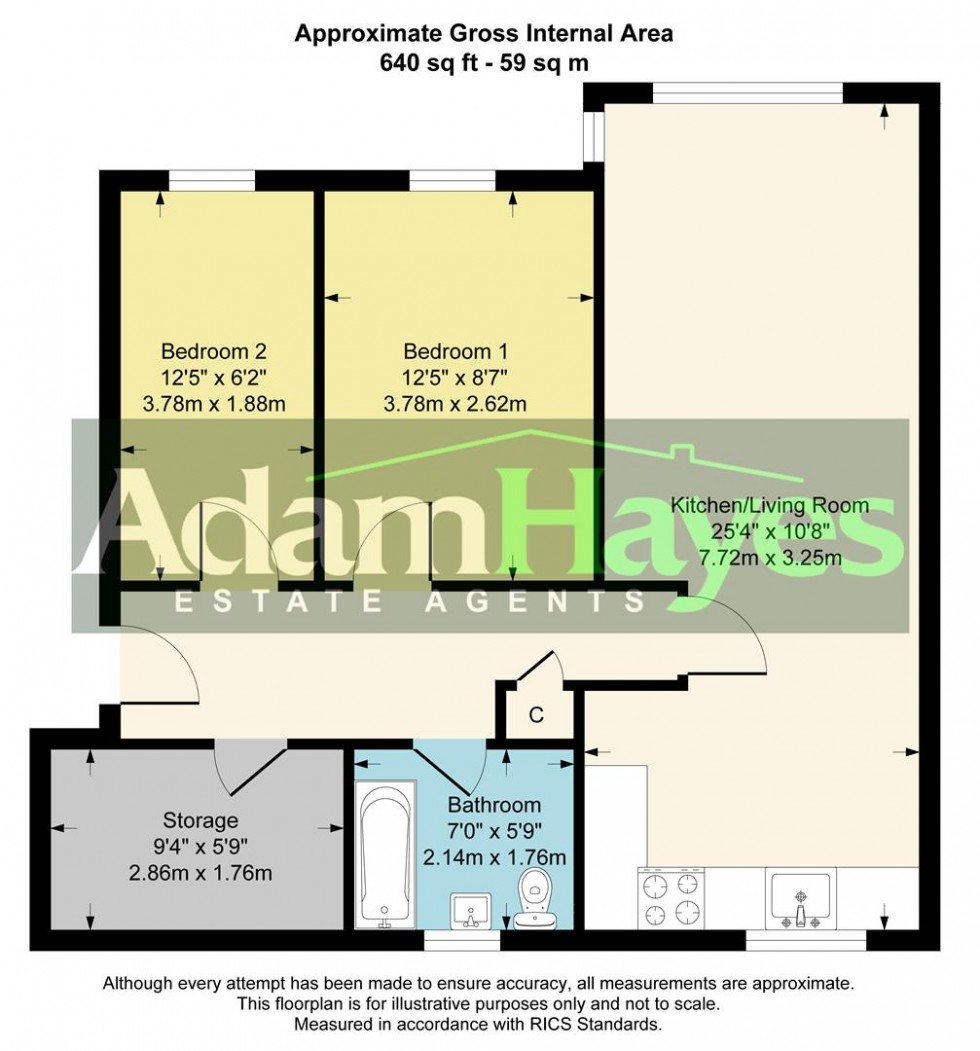 Floorplan for Diploma Avenue, East Finchley, N2