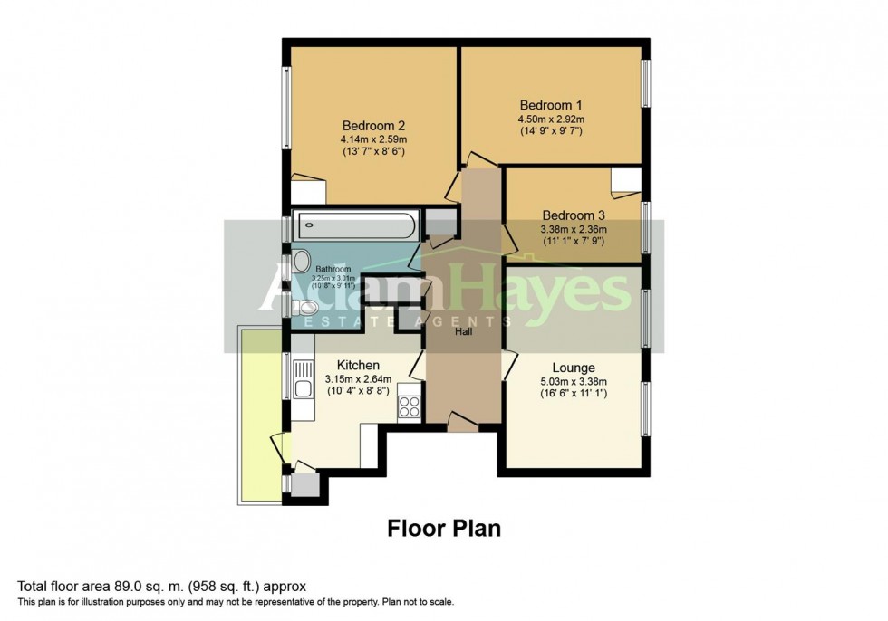 Floorplan for Wentworth Park, Finchley Central, N3