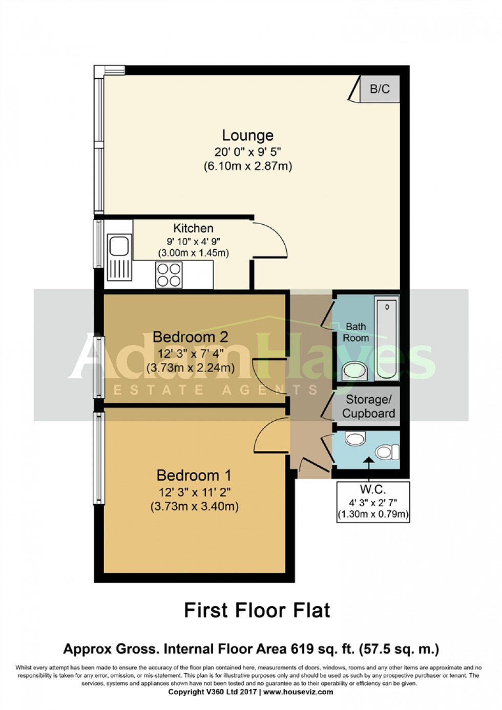 Floorplan for Torrington Park, North Finchley, N12