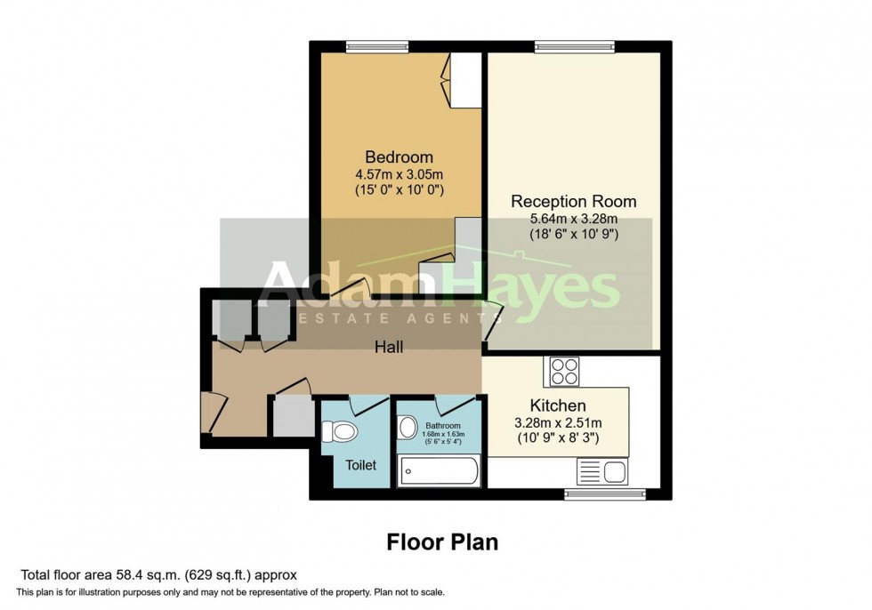 Floorplan for High Road, Whetstone N20