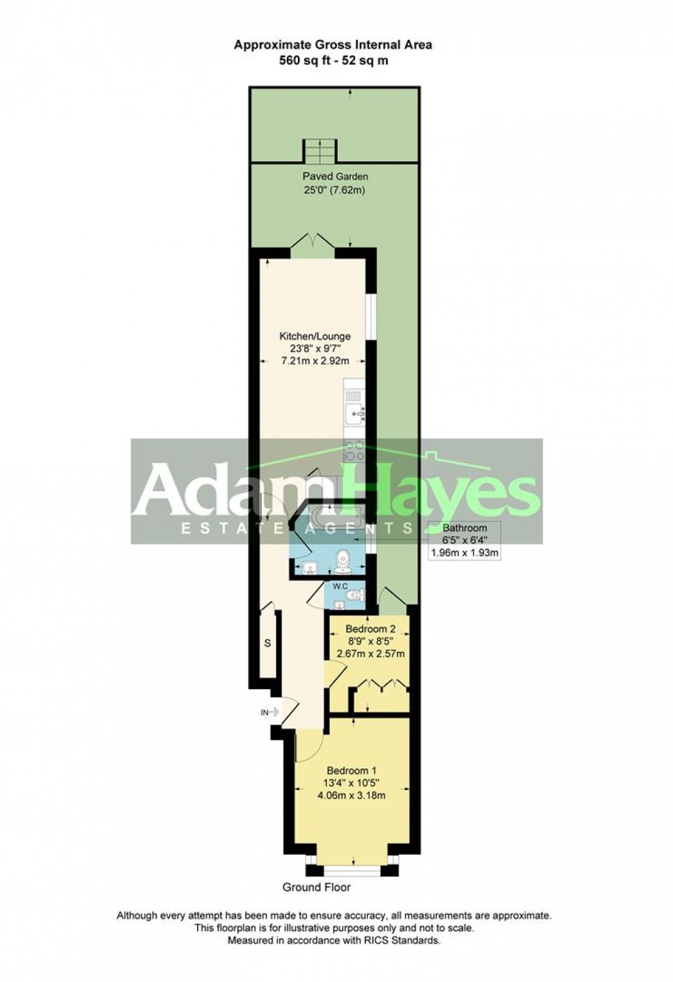 Floorplan for Sylvester Road, East Finchley, N2