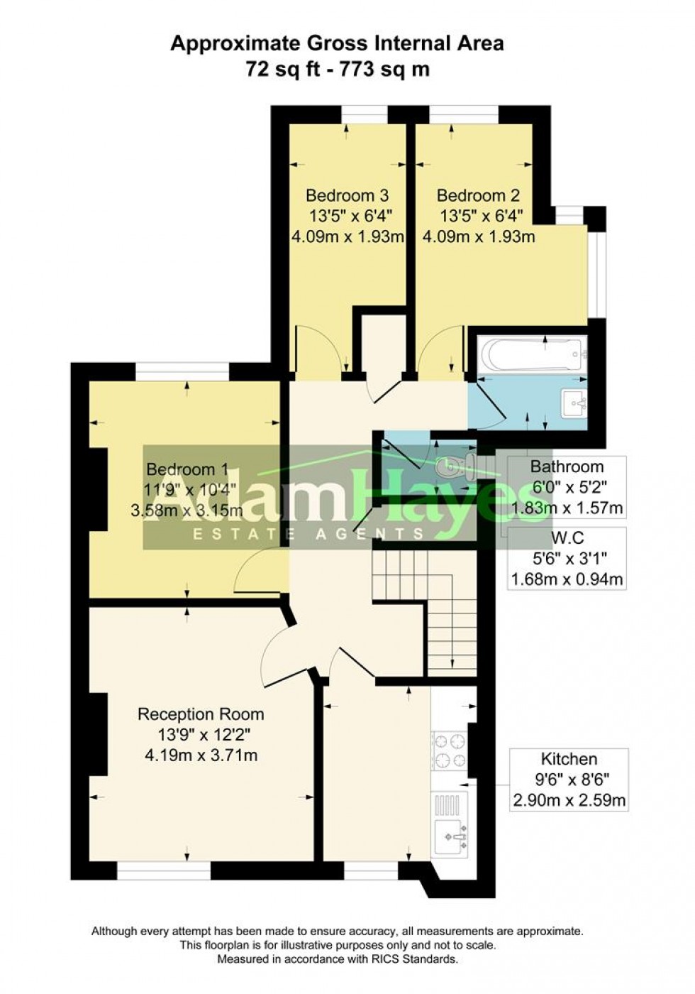 Floorplan for Holdenhurst Avenue, North Finchley, N12