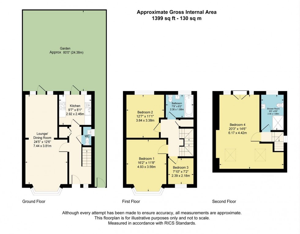 Floorplan for Mayfield Avenue, North Finchley, N12