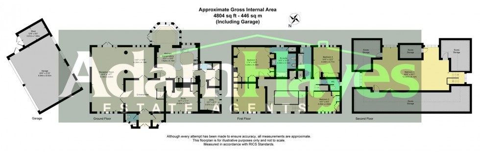 Floorplan for Canons Close, East Finchley, N2