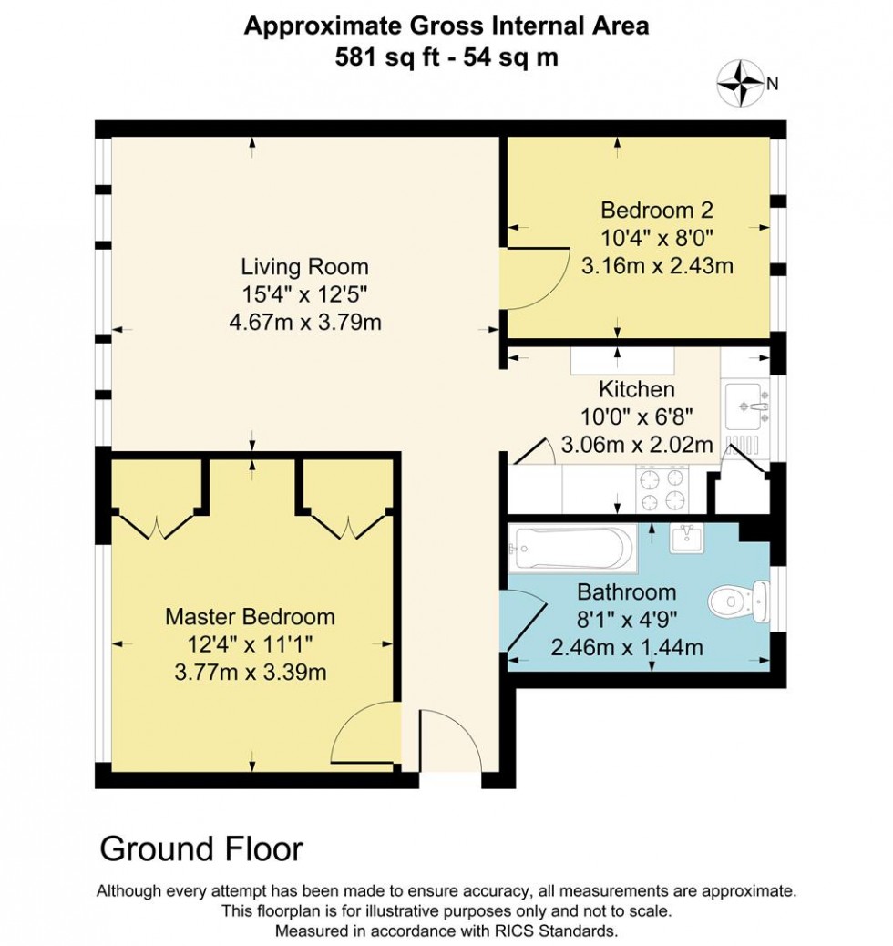 Floorplan for Park Farm Close, East Finchley, N2