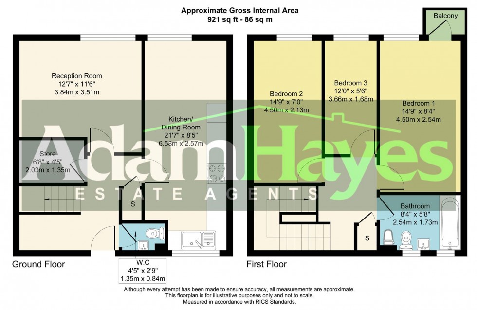 Floorplan for Font Hills, East Finchley, N2