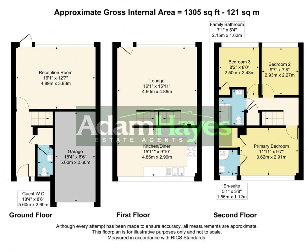 Floorplan for Woodside Avenue, North Finchley, N12