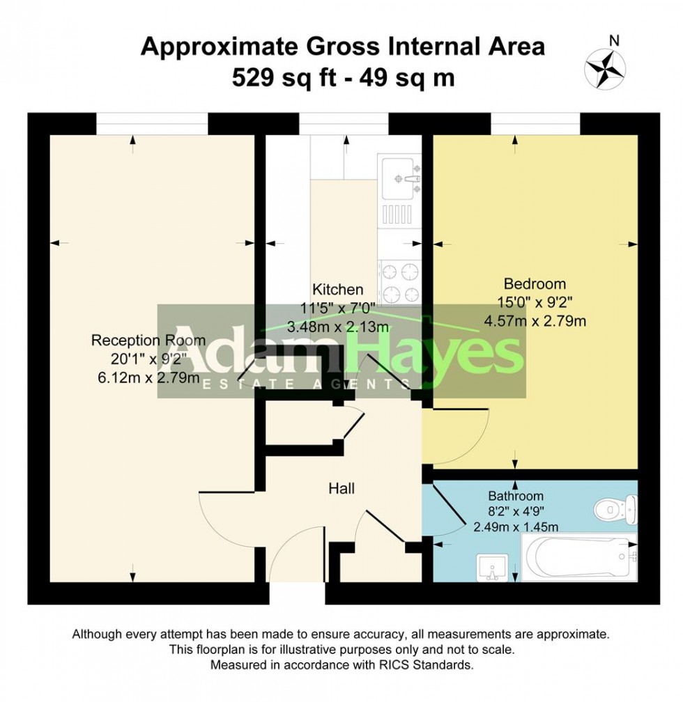Floorplan for St. Michael's Close, Finchley, N3