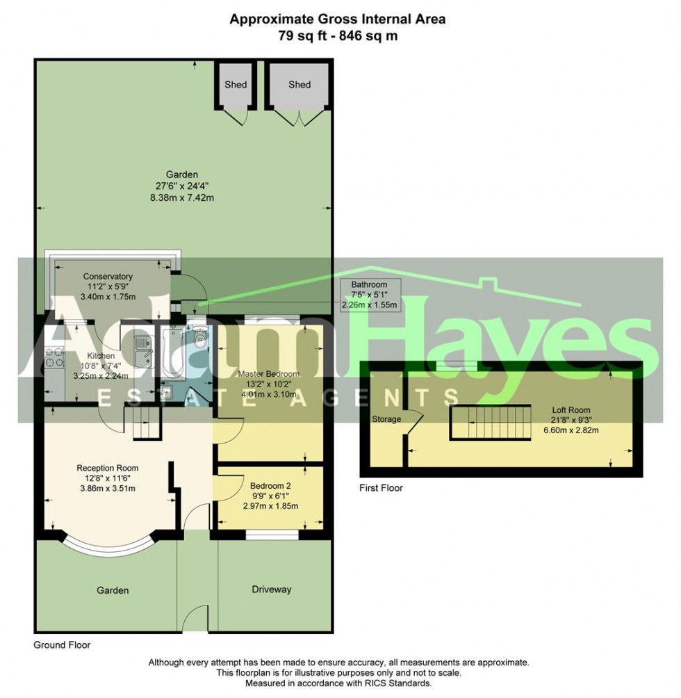 Floorplan for Pine Road, New Southgate N11