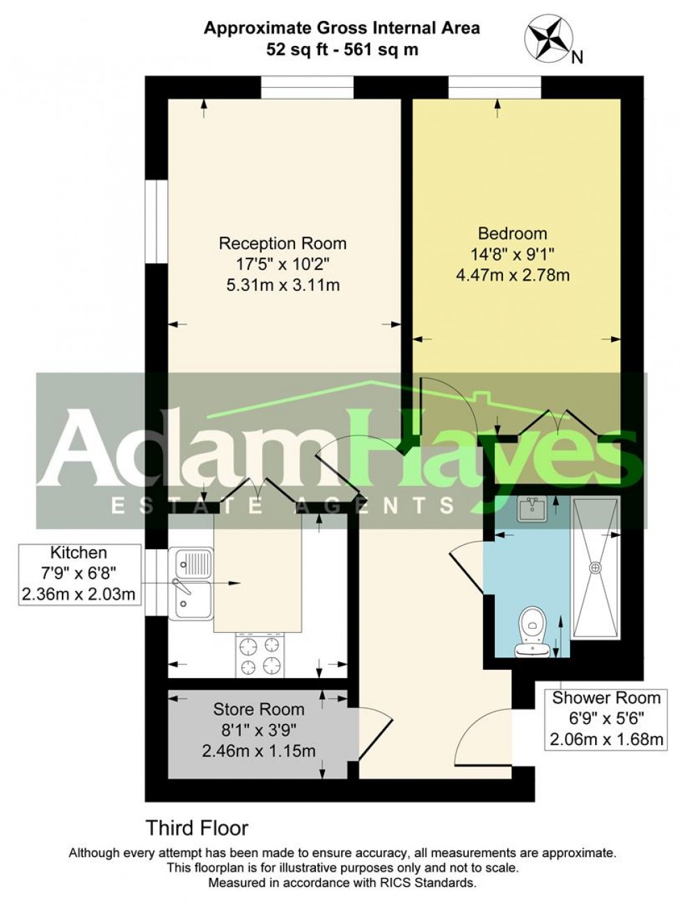 Floorplan for Bedford Road, East Finchley, N2