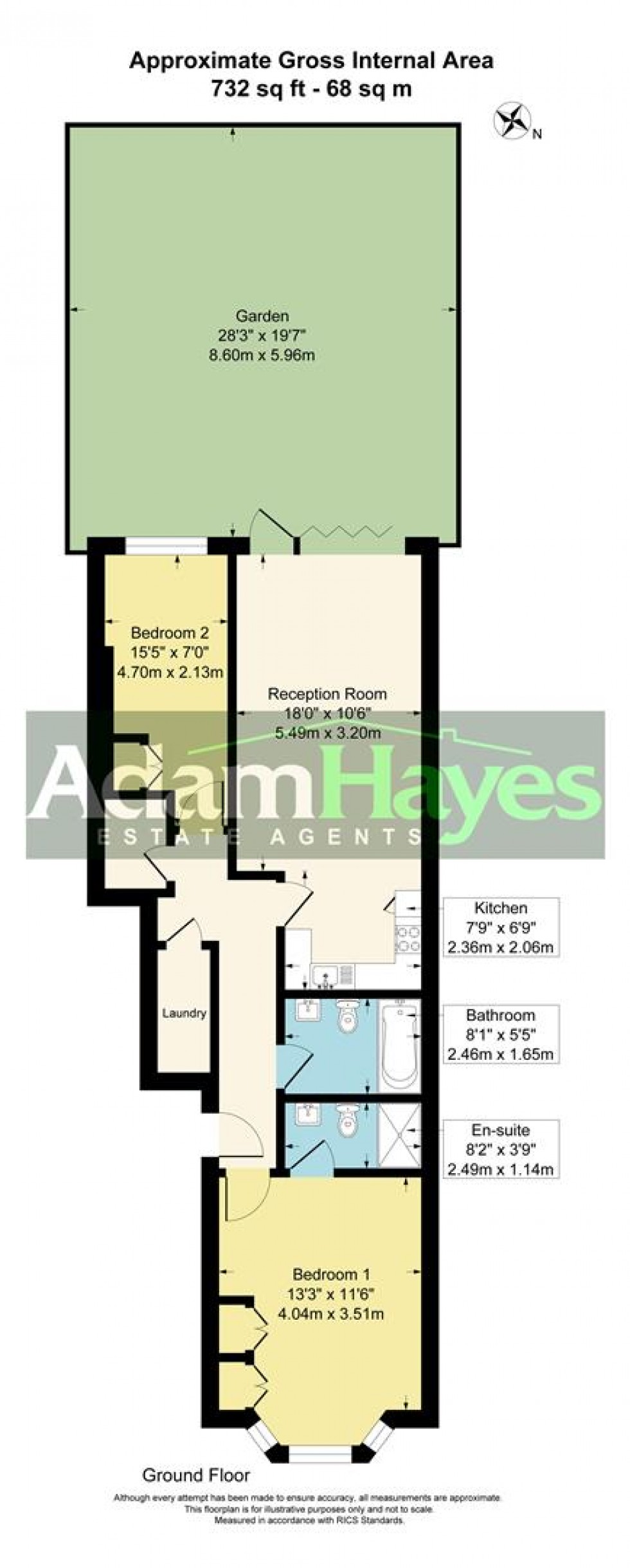 Floorplan for Grove Road, North Finchley, N12