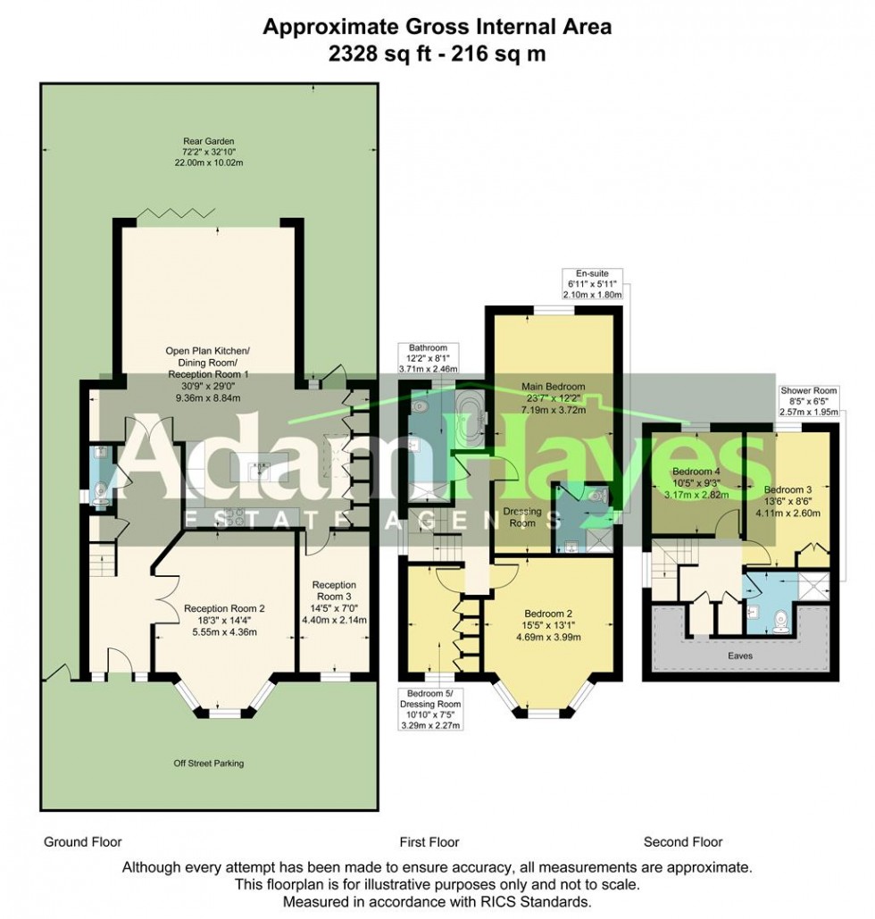 Floorplan for Wickliffe Avenue, Finchley Central, N3