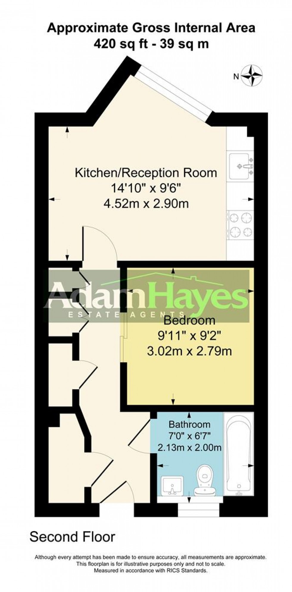 Floorplan for Gruneisen Road, Finchley Central, N3