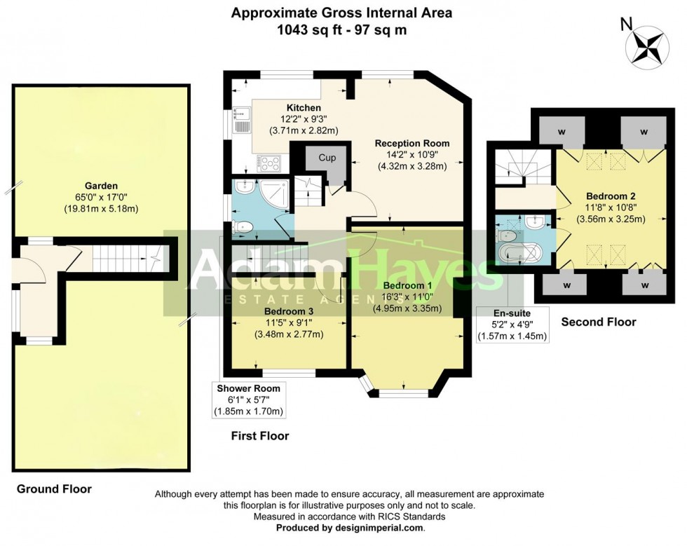 Floorplan for Grosvenor Road, Finchley N3