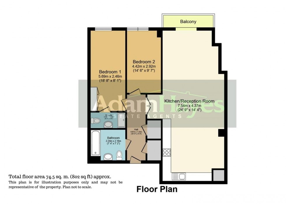 Floorplan for Kingsway, North Finchley, N12