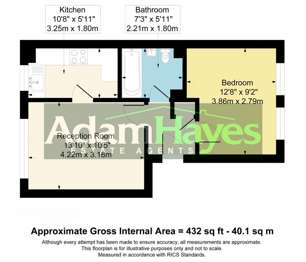Floorplan for Blackdown Close, East Finchley, N2