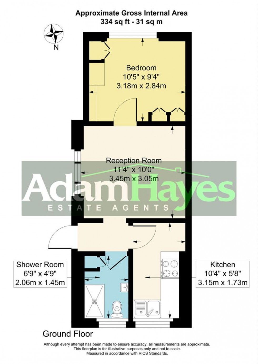 Floorplan for Charter Way, Finchley Central, N3
