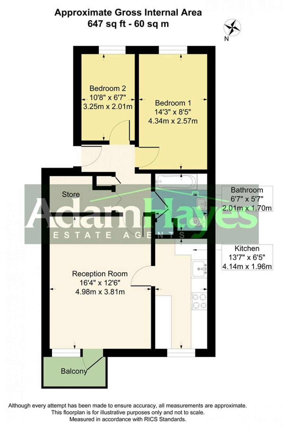 Floorplan for Springfield Close, North Finchley, N12