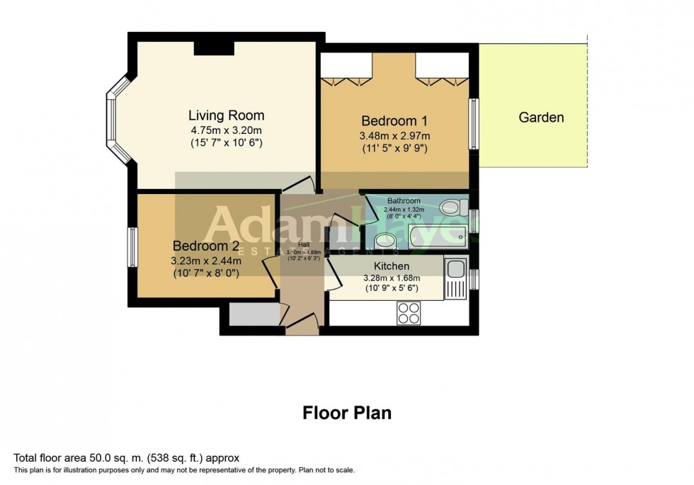 Floorplan for Cardrew Close, North Finchley, N12