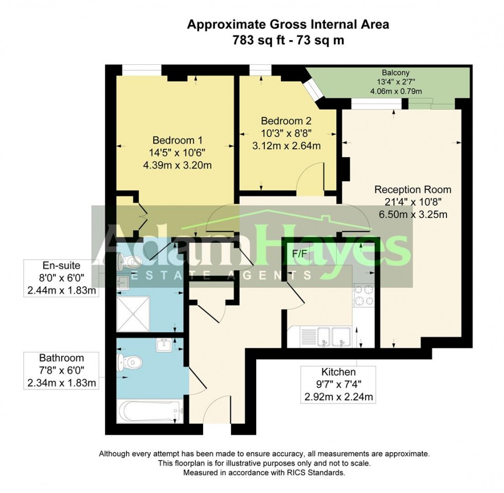 Floorplan for Lankaster Gardens, East Finchley N2