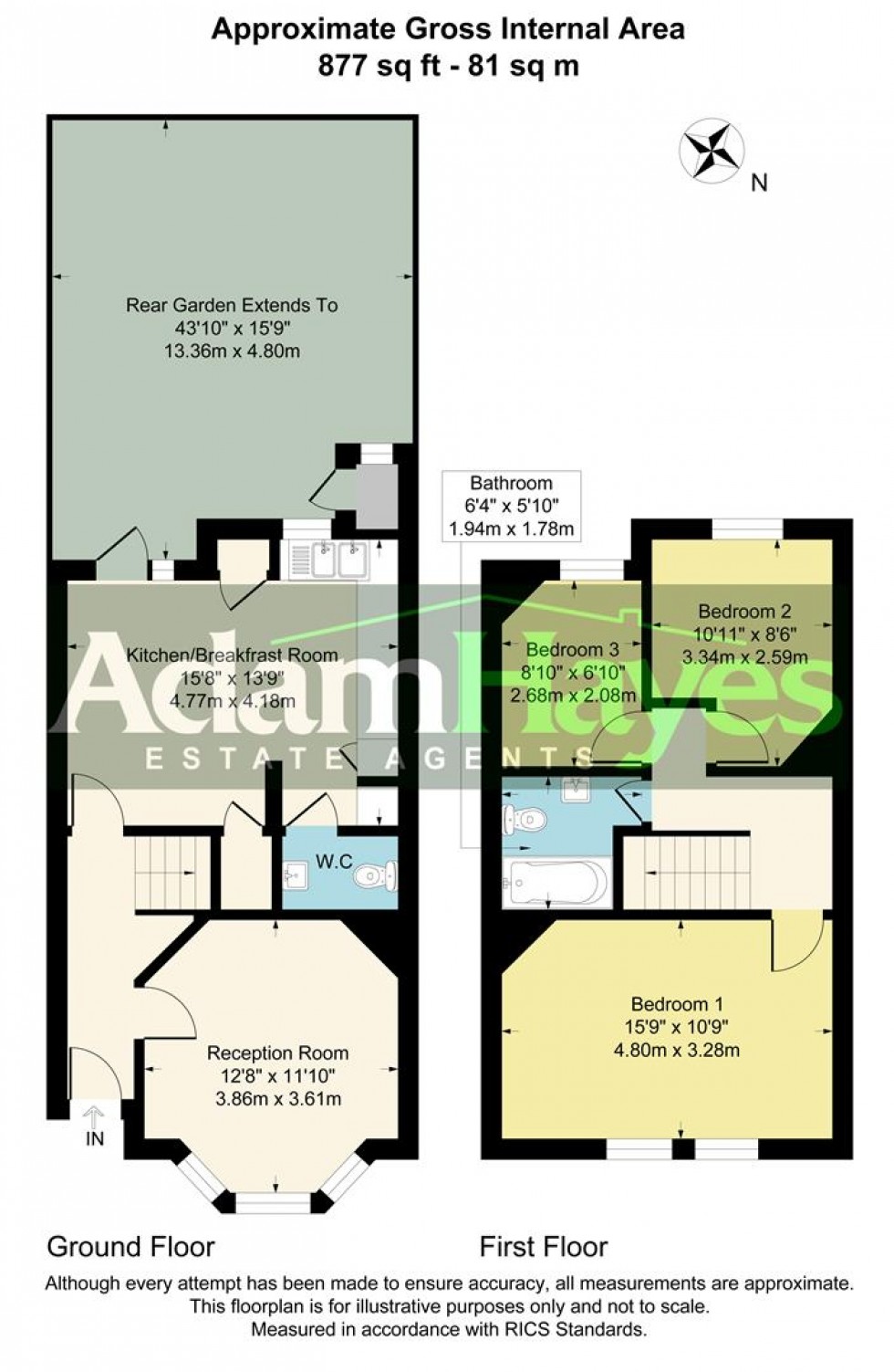 Floorplan for Percy Road, North Finchley, N12