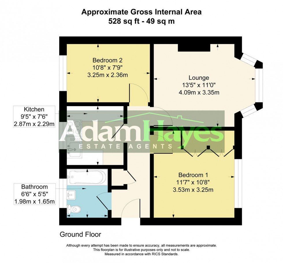 Floorplan for Sherwood Hall, East End Road, N2