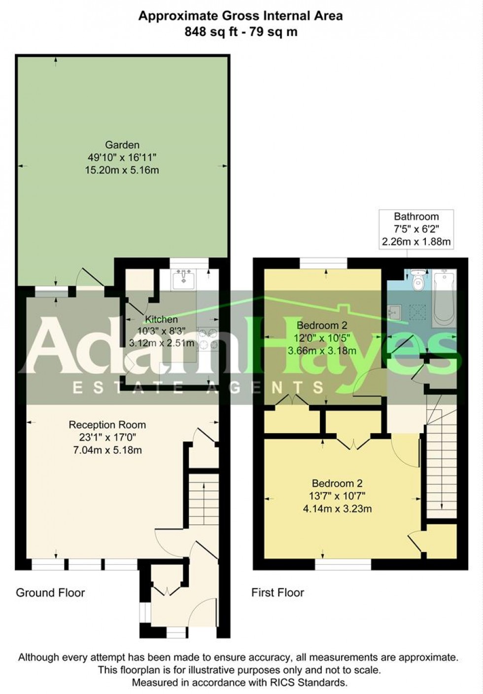 Floorplan for Heath View, East Finchley, N2