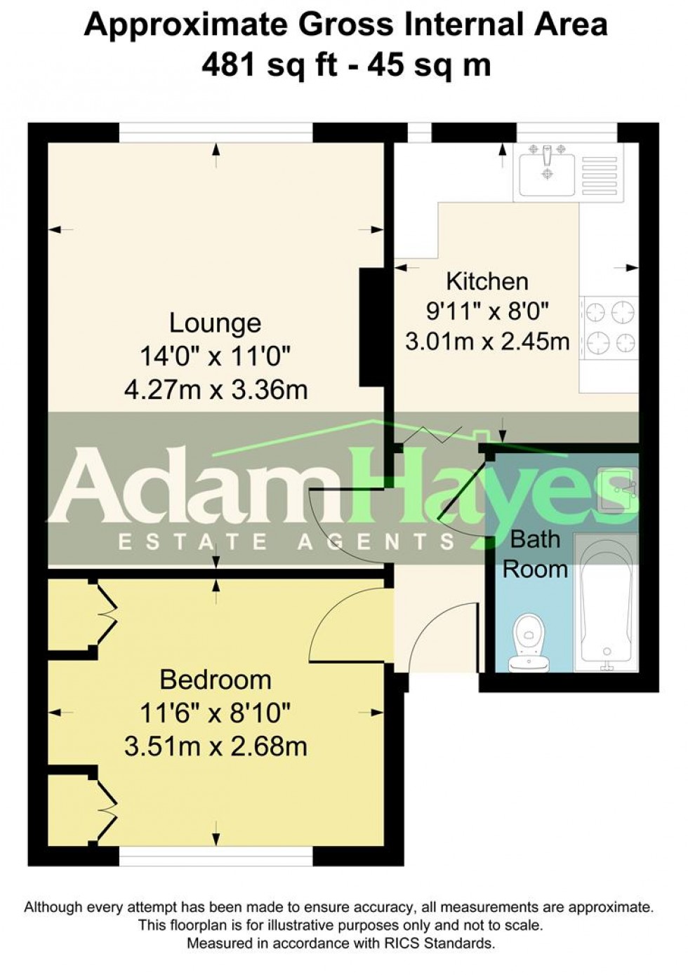 Floorplan for Abercorn Road, Mill Hill East, NW7