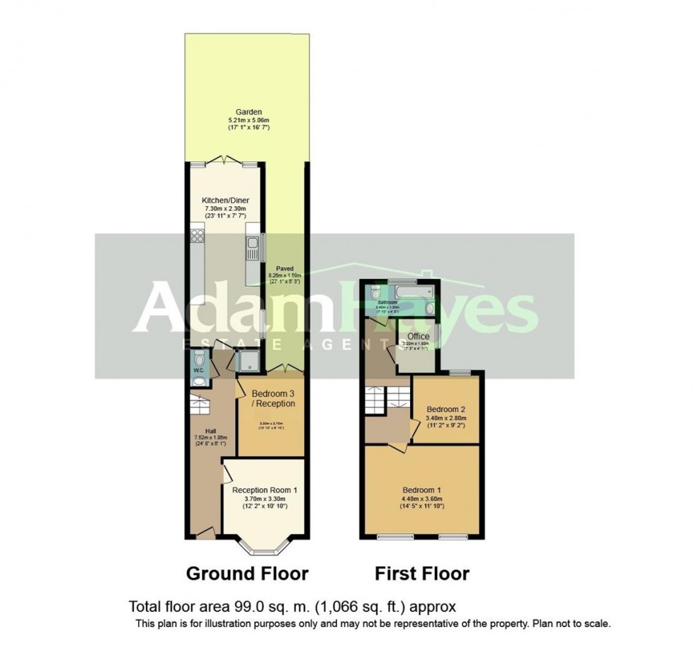 Floorplan for Hornsey Park Road, Hornsey, N8