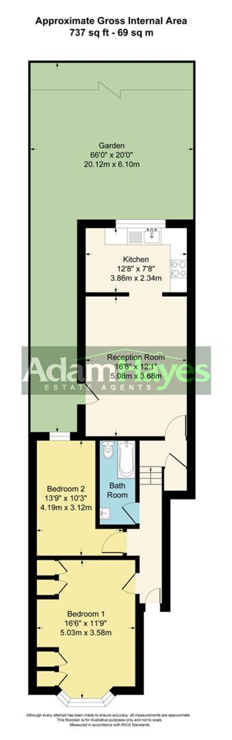 Floorplan for Fortis Green, East Finchley, N2