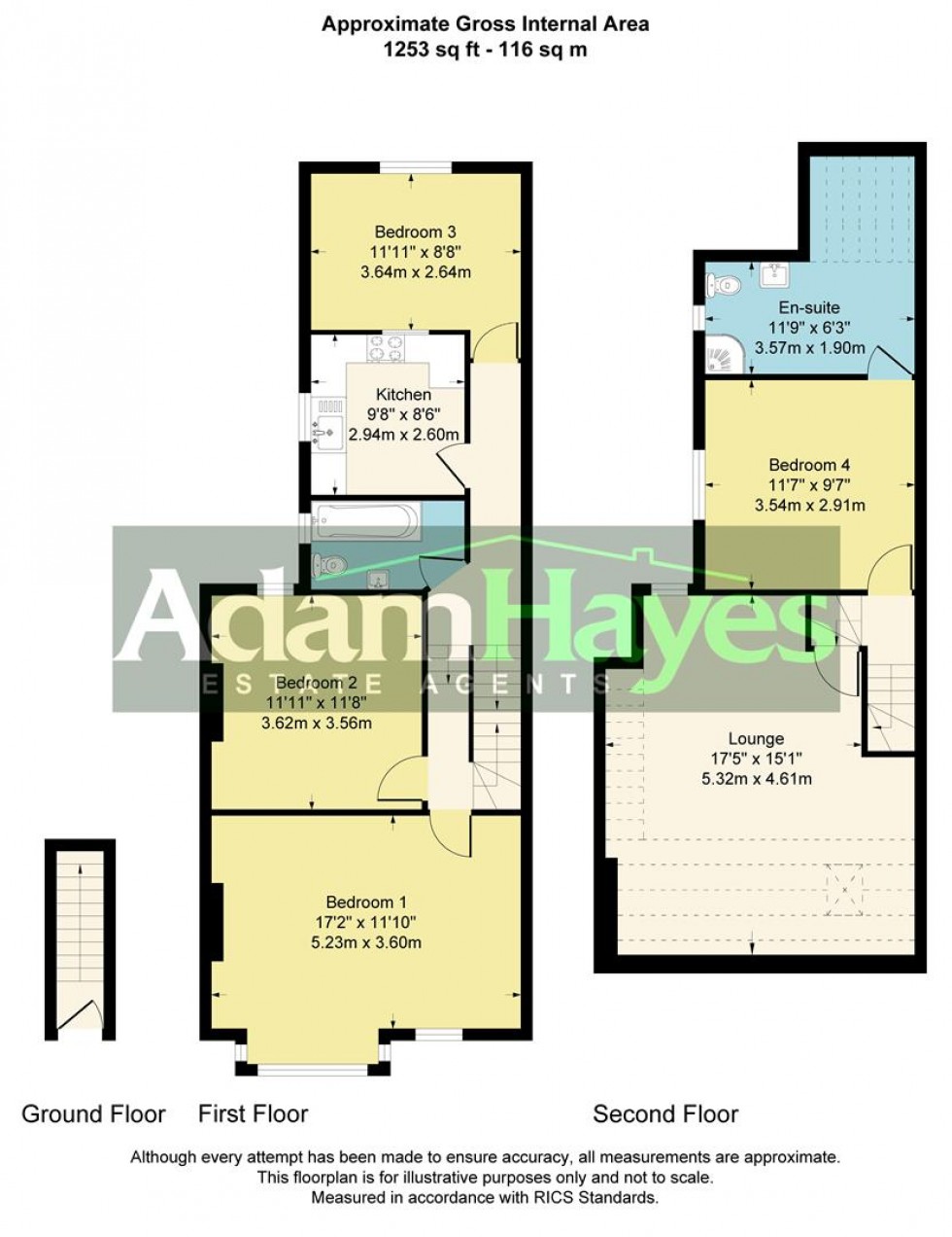 Floorplan for Stanley Road, East Finchley, N2