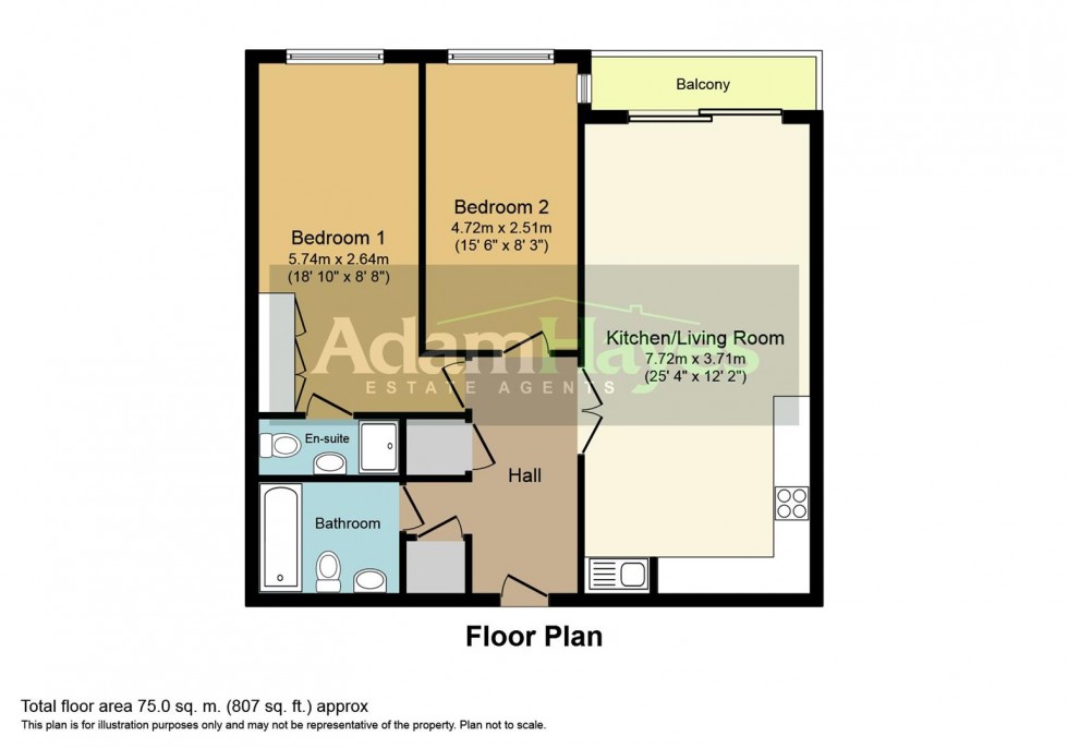 Floorplan for Kingsway, North Finchley, N12