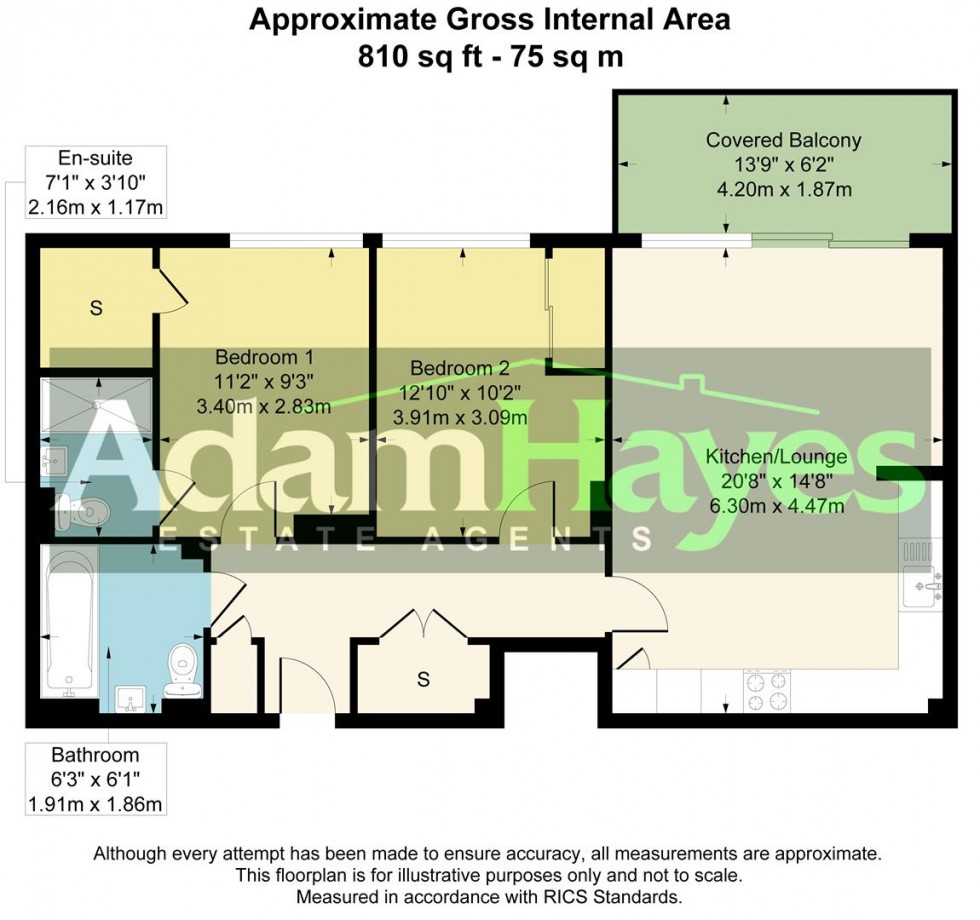 Floorplan for Acton Walk, Whetstone, N20