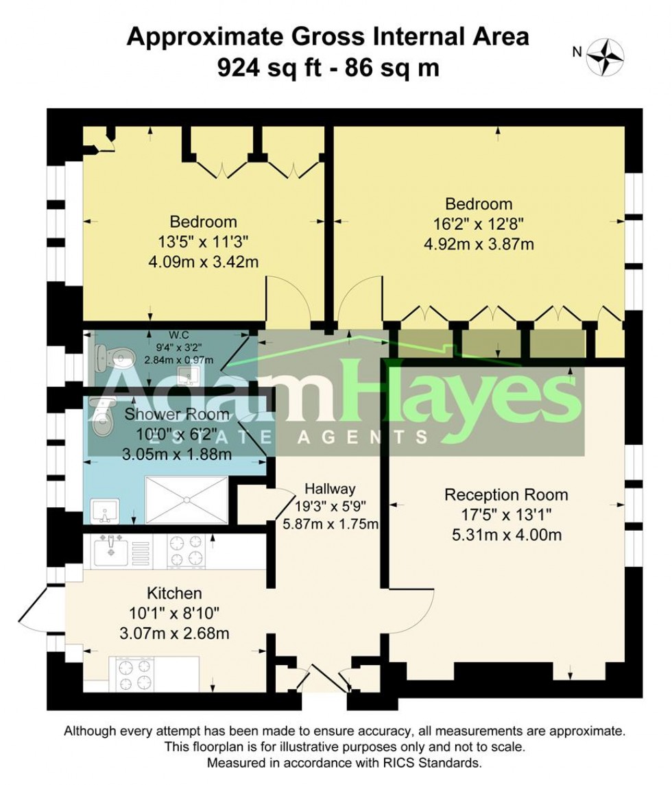 Floorplan for Charter Way, Finchley, N3