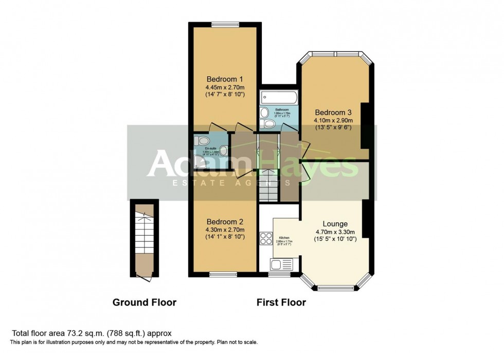 Floorplan for Cleveland Gardens, Cricklewood, NW2