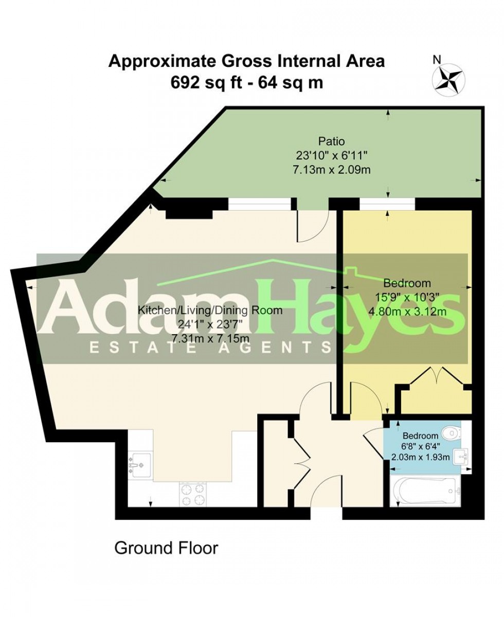 Floorplan for Royal Engineers Way, Mill Hill, NW7